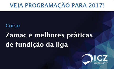 Curso Zamac e melhores pr�ticas de fundi��o da liga.