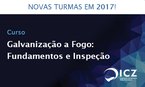 Curso de Galvaniza��o a Fogo: Fundamentos e Inspe��o